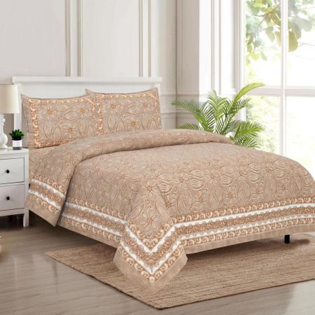 Home Heavens Pure Cotton Double Bed Bedsheet 100x108